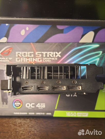 GeForce GTX 1650 super asus ROG Strix