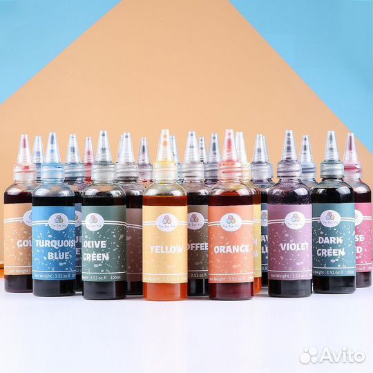 100 мл. Краситель для ткани Оливково-зеленый