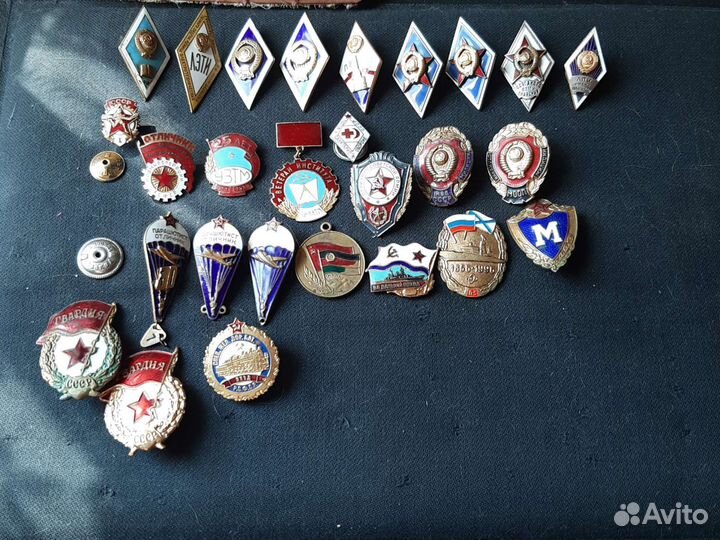 Тяжелые значки СССР