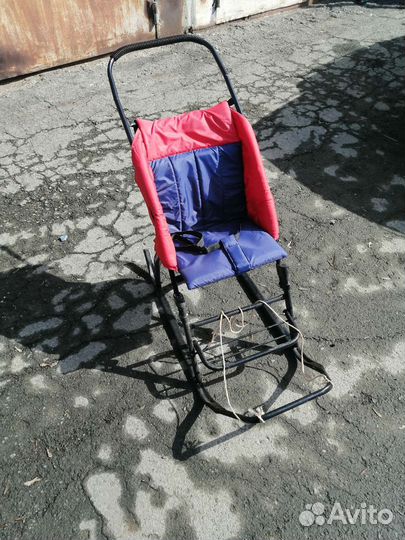 Детские санки коляска б/у