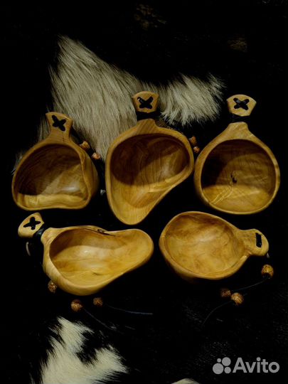 Кукса. Кружка из дерева. Сувель