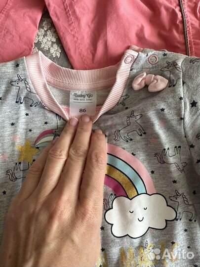 Большой пакет одежды для девочки 86-92