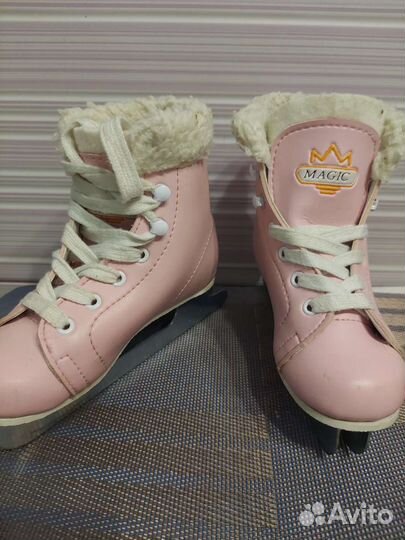 Коньки с двумя лезвиями р 29