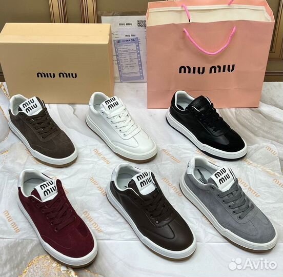 Кроссовки Кеды Miu Miu женские Размер 36-40