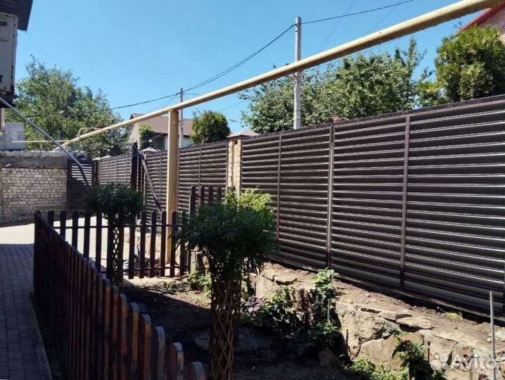 Забор жалюзи