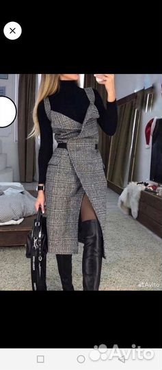 Сарафан+водолазка 52,56р