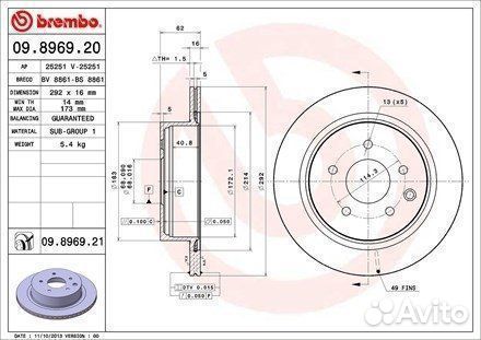 Диск тормозной nissan