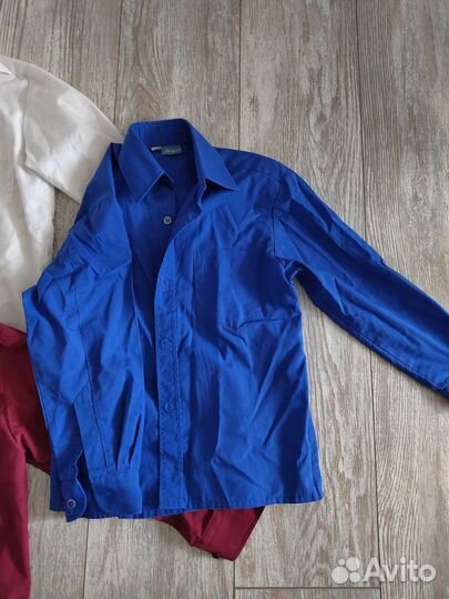Рубашки школьные на 6-8лет
