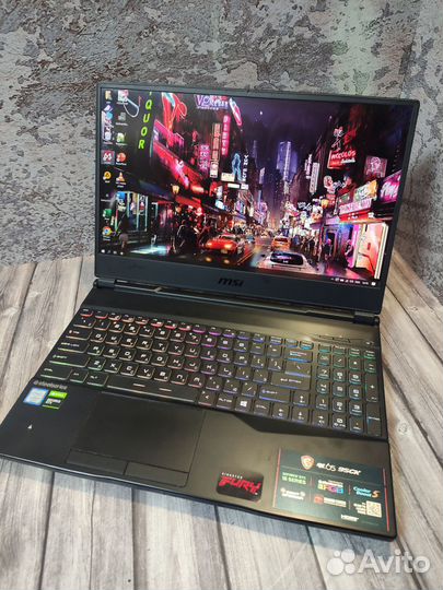 Игровой ноутбук MSI GL65\Core i5-9300H\16\GTX 1650