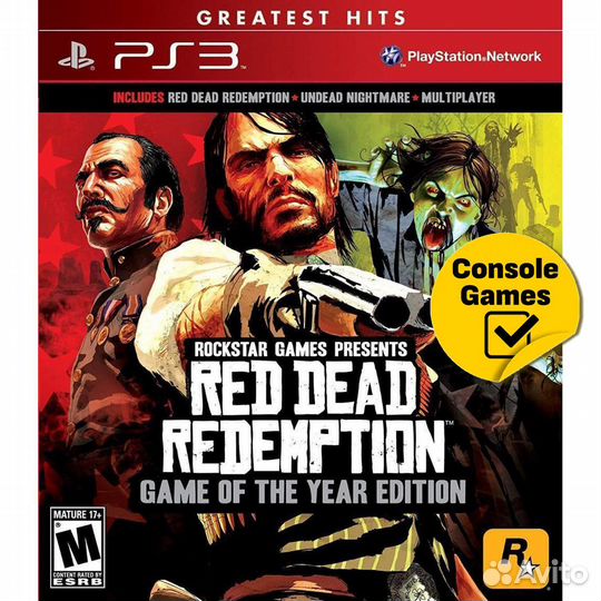 PS3 Red Dead Redemption goty Новый