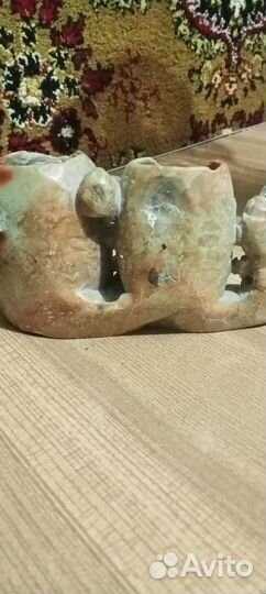 Каменная пепельница,карандашница