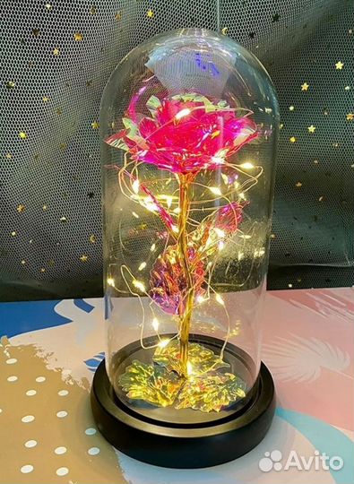 Роза в колбе