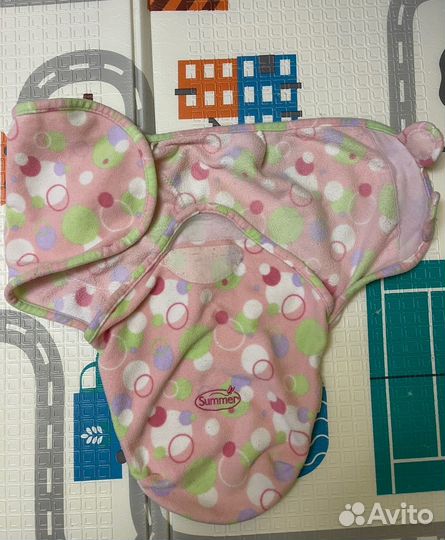 Конверт для пеленания на липучке summer пеленка