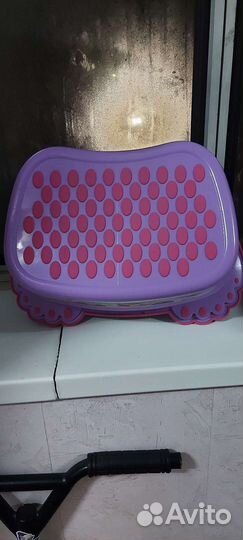 Подставка для ног детская и сидушка на унитаз