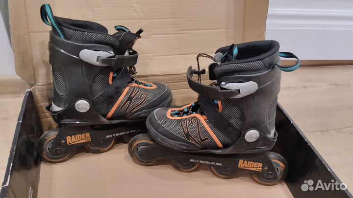 Роликовые коньки K2 Raider Pro Pack раздвижные