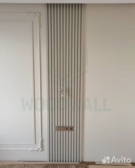 Декоративные рейки баффели перегородки для стен