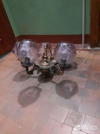 Люстра бронза