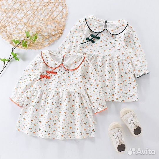 Платье для девочки новое 86-92 см