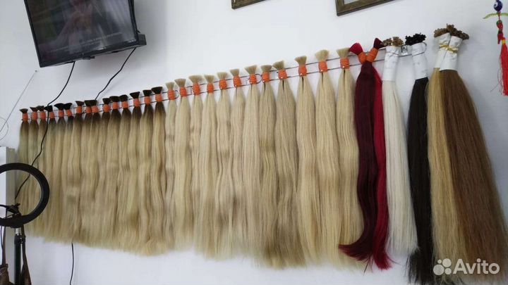 Волосы для наращивания срез