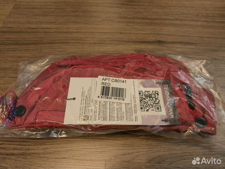 Сумка поясная Polar красная