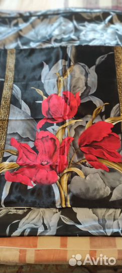 Шелковое постельное белье евро