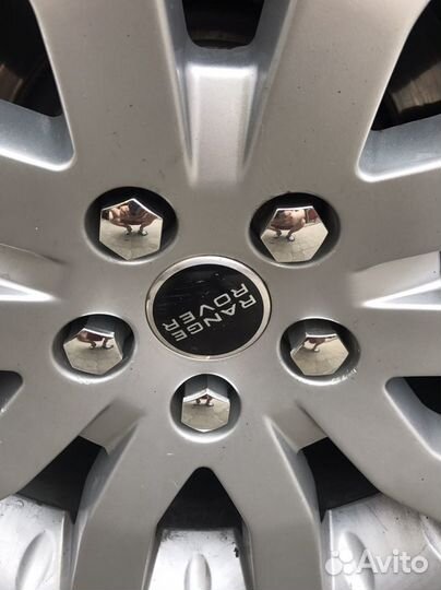 Набор декоративных колпачков на гайки 21 м хром