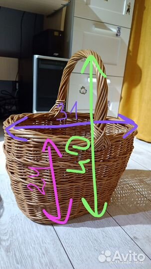 Корзины плетеные
