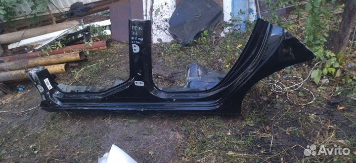 Пежо 308 левое крыло заднее/порог/стойка средняя