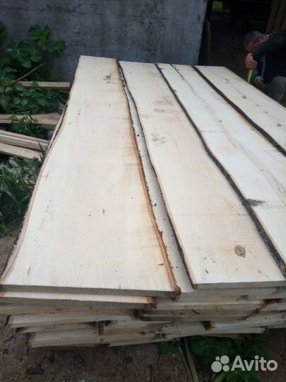 Доска необрезная Липа. Стиль Леший