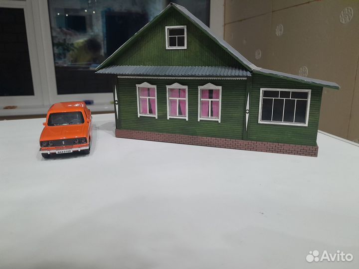 Модели в масштабе 1:43. Макет сельский дом 1:43