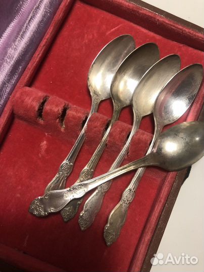 Набор мельхиоровых ложек СССР