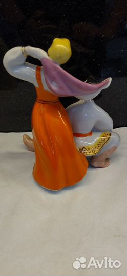 Фарфоровая статуэтка плясуны зхк полонне СССР 1970