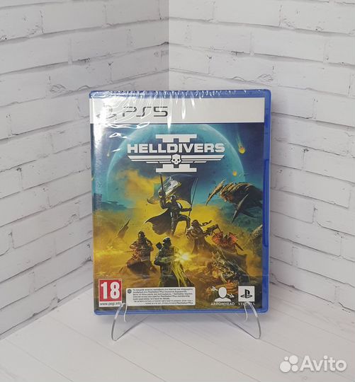 Helldivers 2 PS5 диск с дефектом