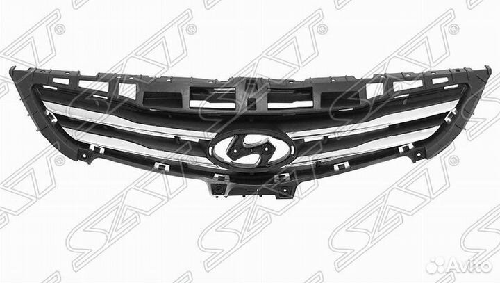 Решетки на Hyundai solaris c 14-17