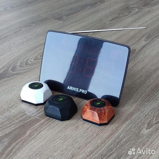 Кнопки вызова официанта модель Бургер и табло