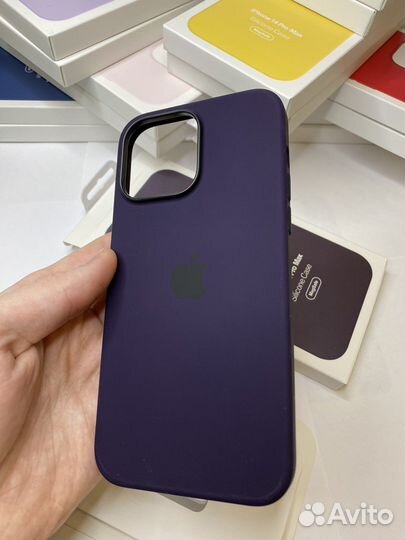 Чехол Silicone Case на iPhone 14 Pro Max MagSafe