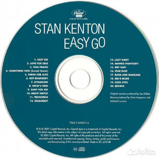 Stan Kenton (1911-1979) - Easy GO (1 CD)