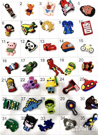 Джиббитсы для crocs