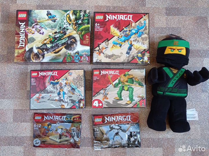 Lego Ninjago новые, оригинал, цены от