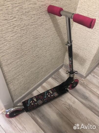Самокат детский двухколесный для девочки