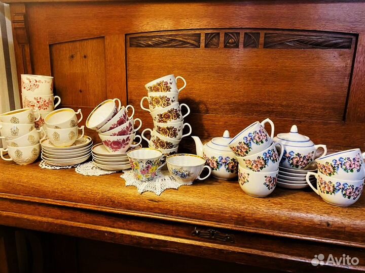 Чайные пары Сервиз СССР Посуда