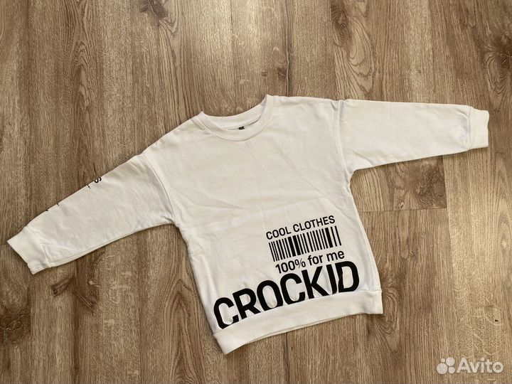 Свитшоты Crockid, джинсы Reserved 110 см