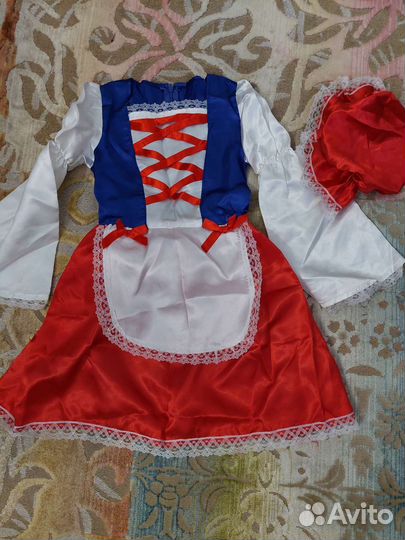 Костюм новогодний Красная шапочка