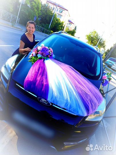 Декорации на свадебные машины