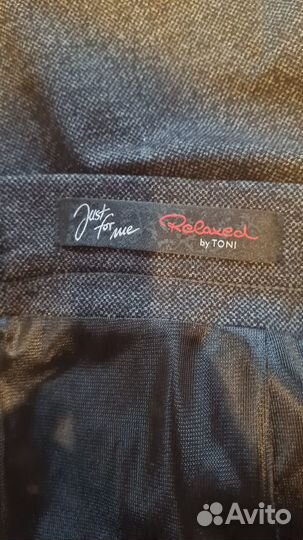 Юбка серая на резинке