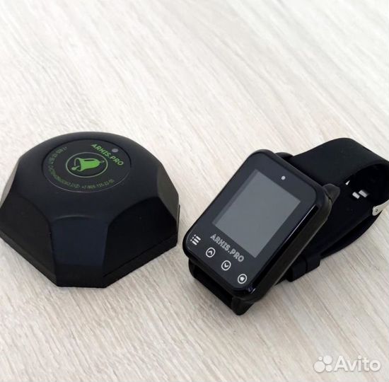 Кнопка вызова модель Бургер и пейджер на руку