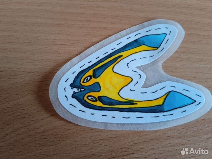 Наклейка рыбы из Subnautica