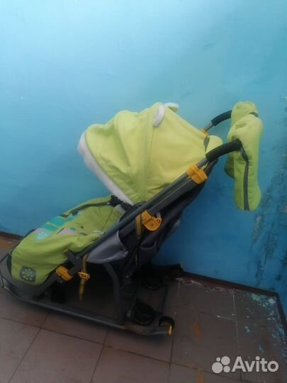 Санки коляска ника детям 7