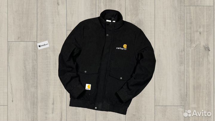 Осенняя весенняя куртка от Carhartt вельвет размер