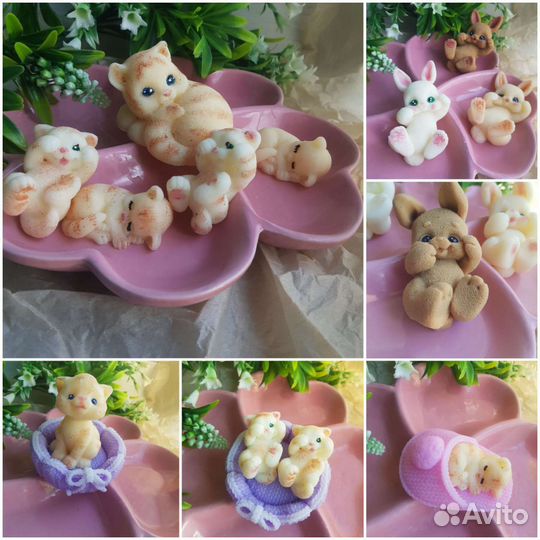 Сувенирные зверушки,цветы,букеты